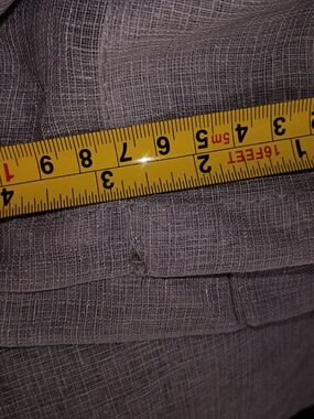 Gray Linen-Look Textured Fabric